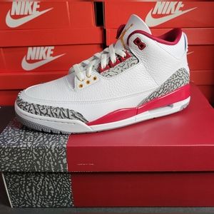 Jordan 3 Cardinal Red
